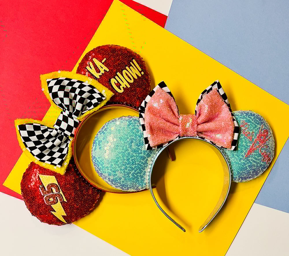 Image of Lightening McQueen & Flo's V-8 Earz