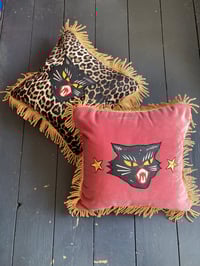Image 2 of Cat patch cushion