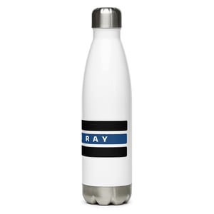 Image of Thin Blue Line stainless steel water bottle