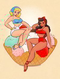 Ice Cream Fantasy Print 