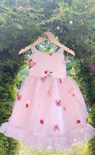 Image of The strawberry cake dress 🍰🍓