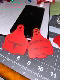 Image 2 of Funeral/ Memorial Tags