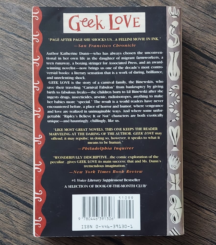 Geek Love, by Katherine Dunn