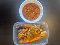Image 1 of Bole & Bole Sauce with Roasted Fish  