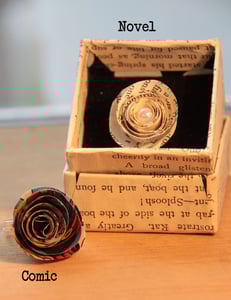 Image of Paper Rose Rings