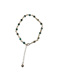 Image 2 of Turquoise Whispers | Dainty silver turquoise necklace | bracelet |  Christmas gift 