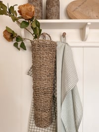 Image 1 of Seagrass Flower Basket
