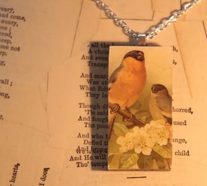 Image of Chaffinch Domino Necklace