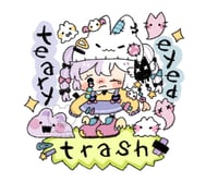 Image 1 of Teary Eyed Trash - Stickers