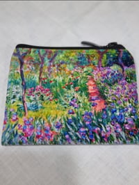 Image 1 of Zipped Purse - Monet's Garden at Giverny 