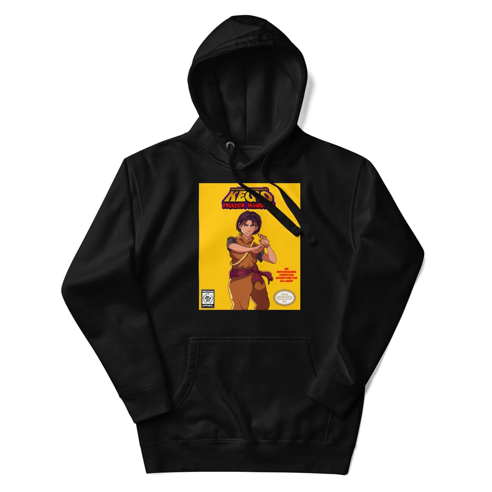 Kegio: Prayer Warrior - Retro Gaming Homage Promo Art Hoodie