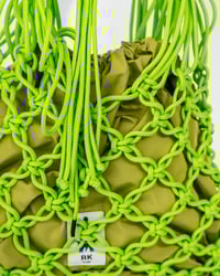 Image 3 of MACRAMÈ BAG - Acid Green 