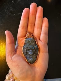 Image 2 of Labradorite Owl/Skull