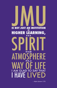 Image of "JMU: A Way of Life" Poster