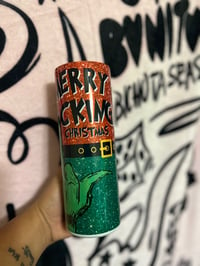 Image 3 of Merry F💚cking Christmas  Grinch Tumbler 