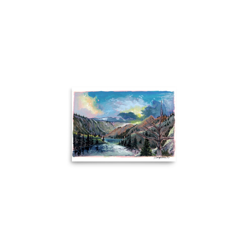 Image of Lake Louise of Wyoming- Print