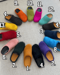 Image 2 of UNISEX FUR MARN SLIDES