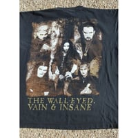 Image 6 of VTG 1998 Cradle of Filth The Wall-Eyed Vain & Insane Blue Grape T-Shirt Size (XL)