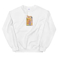 Image 1 of Climate Action Now Juice Carton Crew-Neck Sweatshirt