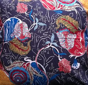 Image of HAND PAINTED CHINTZ CUSHION COVERS.