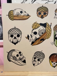 Image 2 of acorn sheet print 