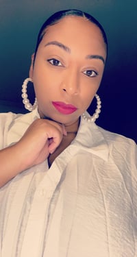 Image 2 of Divine Nine pearl hoops