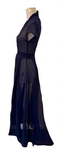 Image 3 of Lady Godiva Dress – Navy Edition“Midnight drama, maximum legend.”