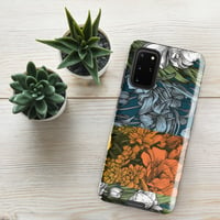 Image 12 of Art Nouveau Inspired Colorful Quartet Boho Hippie Floral Sketch Tough case for Samsung®