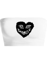 Mizzle Heart White Bandeau 