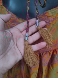 Image 4 of Gypset smock Top yellow mellow multi pinks