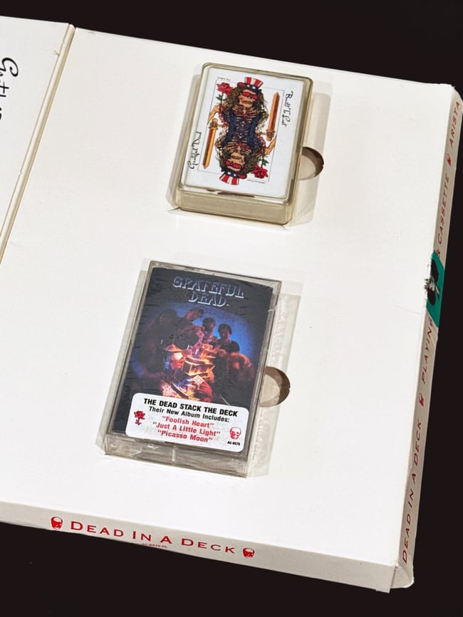 Grateful Dead 1989 Built to Last ‘Dead in a Deck’ Promo Kit - Cassette
