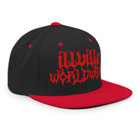 Image 4 of illville Worldwide Snapback (Red Logo)