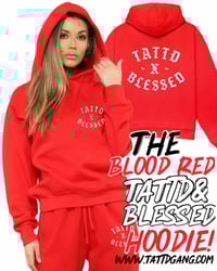 25% off SPECIAL OFFER!!! Tattd&Blessed BLOOD RED Hoodie!!! 🩸