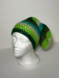 Image 1 of Emerald Aura Slouchy Beanie
