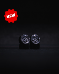 WEDS KRANZE ELABORAR - Forged Alloy 1/64 Wheels + Ultra-Thin Tires