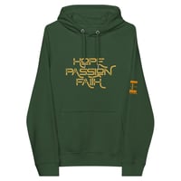 Image 4 of Icaniam “Hope Passion Faith “ Unisex eco raglan hoodie
