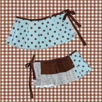 Image 1 of tie on mini skirt 🤎