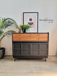 Image 4 of Gorgeous Nathan Sideboard in Ash Grey, Walnut