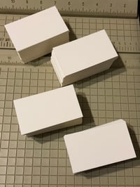 Image 1 of 1000 Business Cards ~ 2 inch by 3.5 inch ~ 140 lb Fabriano 1264 Watercolor Paper