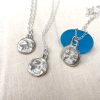 Image 1 of Melted Skull Necklace 