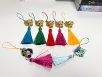 ZA tassel candy plush keychain pins