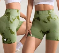 Image 4 of Olive Green Swirl Shorts