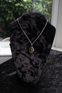Image 2 of Dead Good teardrop ladybird and lichen pendant