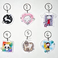 Image 2 of doodle keychains