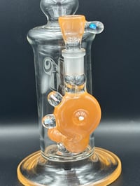 Image 3 of Peach single circ flower piece 