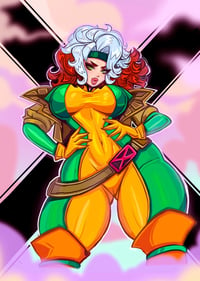 Image of Rogue Xgirl Signed A4 Print