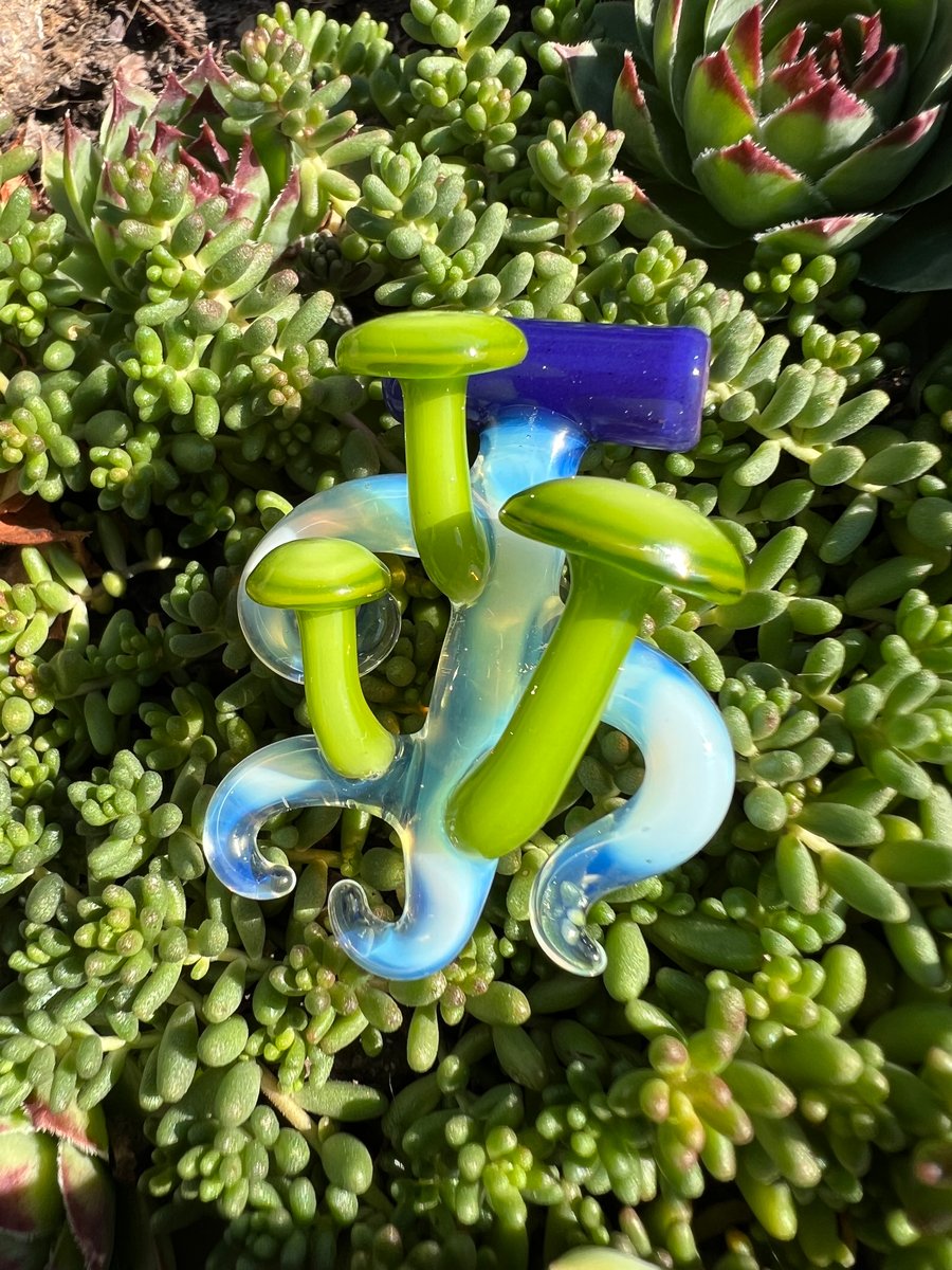Image of Green Ghost Mushroom Pendant