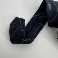 Image 4 of Valentino Navy Patterned Silk Tie