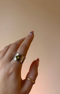 Image 1 of Peridot Princess Cut