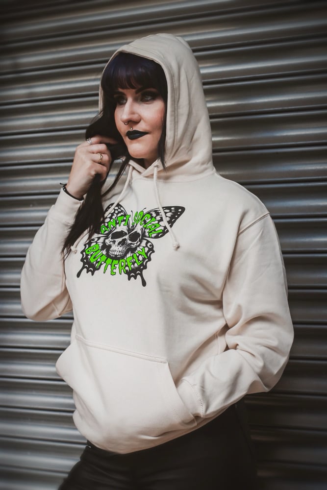 Image of  ANTISOCIAL BUTTERFLY HOODIE